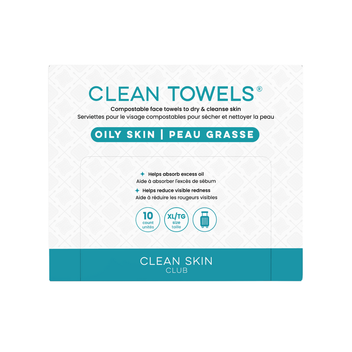 Clean Towels® Oily Skin Travel - 10 count